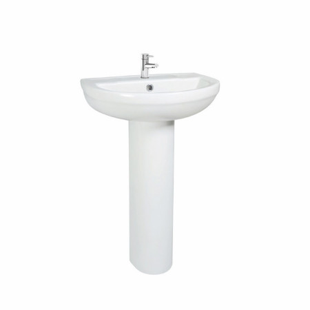 Scudo Spa 500mm Basin and Pedestal