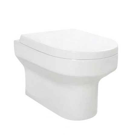 SPACE010/SEAT002D Scudo Spa Wall Hung Pan & Soft Closing Seat (1)