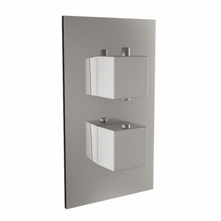 CONCEALED001/WALLARM001/SH003 Scudo Square Thermostatic Shower Set Three (2)
