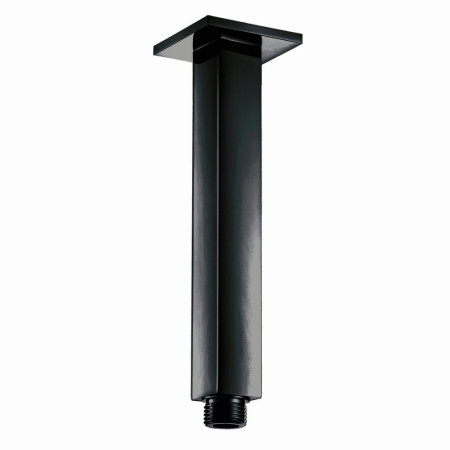 BLACK009ORB Scudo Squared Ceiling Mounted Shower Arm in Black (1)