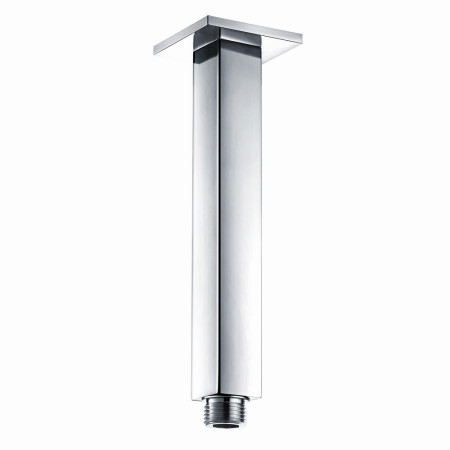 CEILINGARM001 Scudo Squared Ceiling Mounted Shower Arm in Chrome (1)