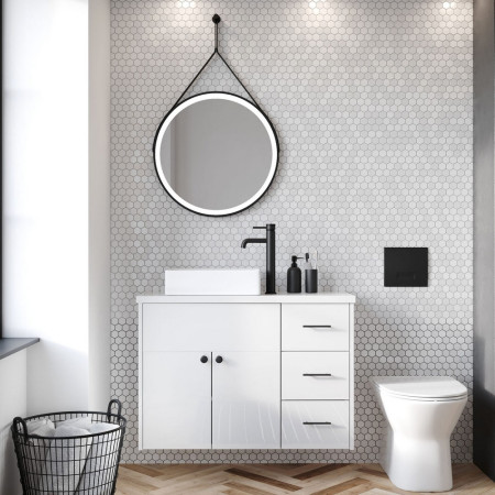 COUNTERTOP-002 Scudo Stance White 500mm Countertop Basin (2)
