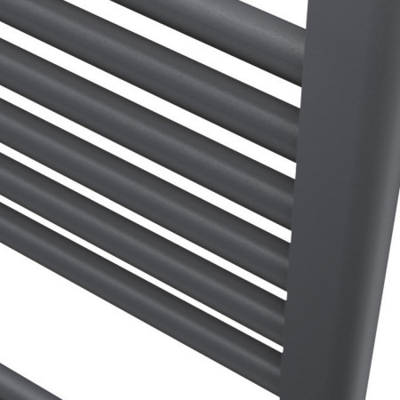 ST-50160-A Scudo Strive 1600 x 500mm Towel Radiator in Carbon Anthracite Close Up