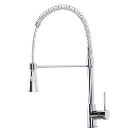 KT38 Scudo Tirare Chrome Kitchen Tap with Pull Out Spray (1)