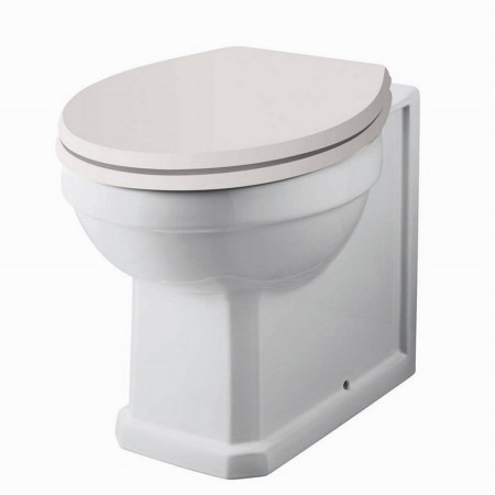 TRAD-BTW-PAN/TRADSEAT Scudo Traditional Back to Wall Pan with Soft Closing Seat (1)