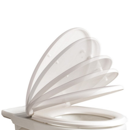 SEAT001 Scudo Universal Soft Closing Toilet Seat Folding