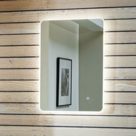 Scudo Vivid Dimmable LED 700 x 500mm Mirror with Demister Pad