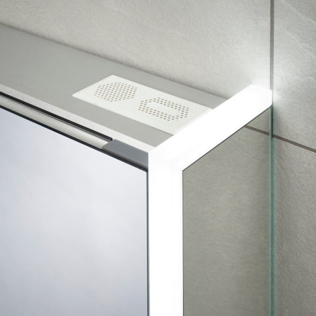 SE30994C0 Sensio Ainsley Triple Door Illuminated LED Mirror Cabinet Bluetooth Speakers