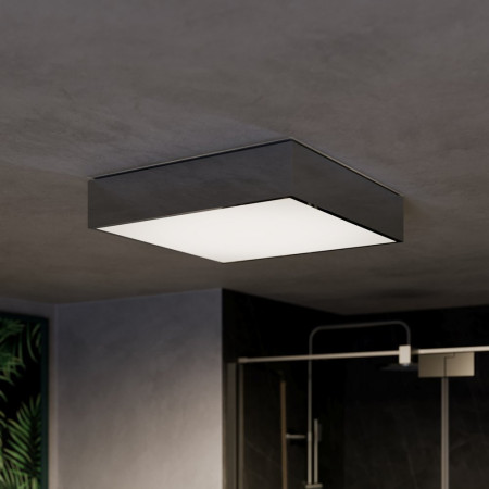 SE620910 Sensio Arya Square Chrome Bathroom Ceiling Light Lifestyle