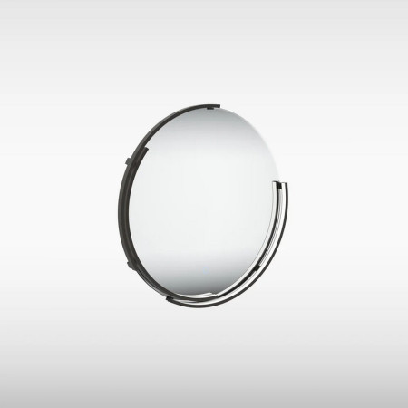 Sensio Aspect Curve Floating Edge 600mm Matt Black LED Mirror