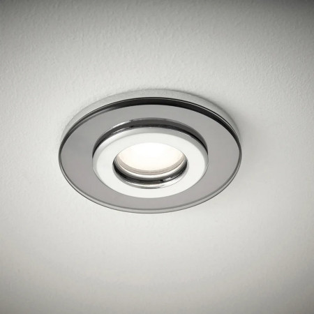 SE62294T01 Sensio Circa IP65 TrioTone Smoked Glass Dual Power Downlight Lifestyle