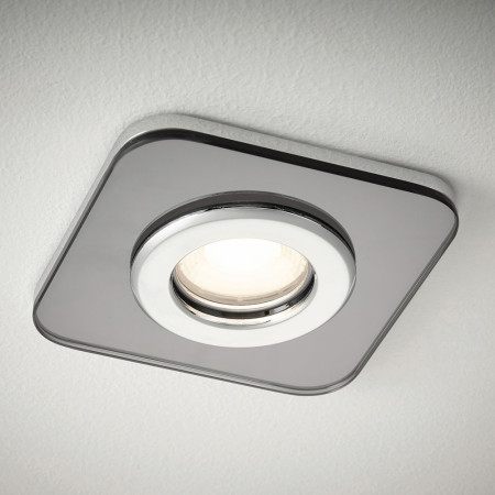 SE62394T0 Sensio Cube IP65 TrioTone Smoked Glass Downlight Lifestyle