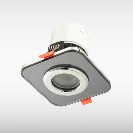 Sensio Cube IP65 TrioTone Smoked Glass Dual Power Downlight