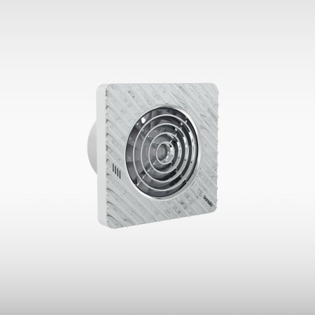 Sensio Drax 100mm Chrome Wall Ventilation Fan