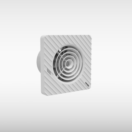 Sensio Drax 100mm White Wall Ventilation Fan