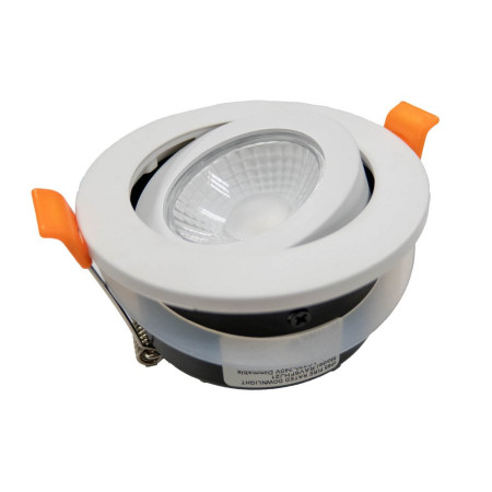 Sensio Elena Tiltable TrioTone Downlight in White