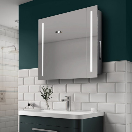 SE34295C0 Sensio Finlay Plus Illuminated LED Bathroom Mirror Cabinet