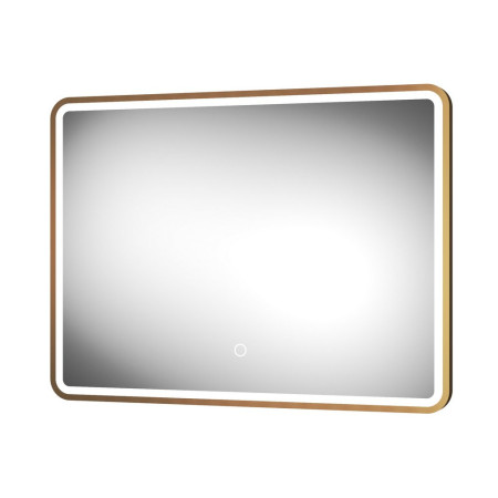 Sensio Frontier 600 x 800mm Brushed Brass LED Mirror