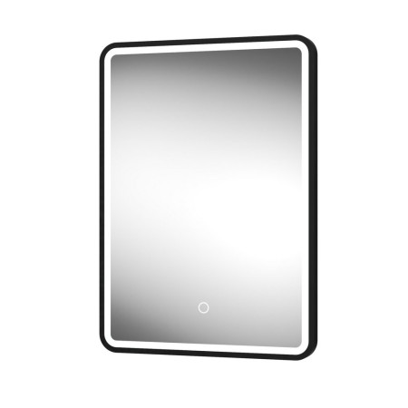 Sensio Frontier 700 x 500mm Matt Black LED Mirror
