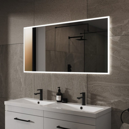 SE30746P0 Sensio Glimmer Pro 600 x 1200mm LED Illuminated Mirror Lifestyle