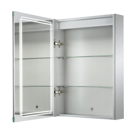 SE31194C0 Sensio Harlow Dual Lit Single Door LED Mirror Cabinet Open Door