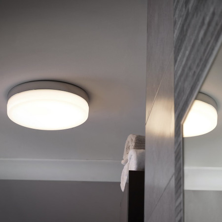 SE62291W0 Sensio Hudson Flat Round LED Ceiling Light Lifestyle