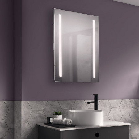 SE34195C0 Sensio Kai Plus 700 x 500mm LED Slimline Mirror Lifestyle