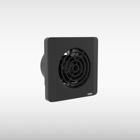 Sensio Layci 100mm Black Wall Ventilation Fan