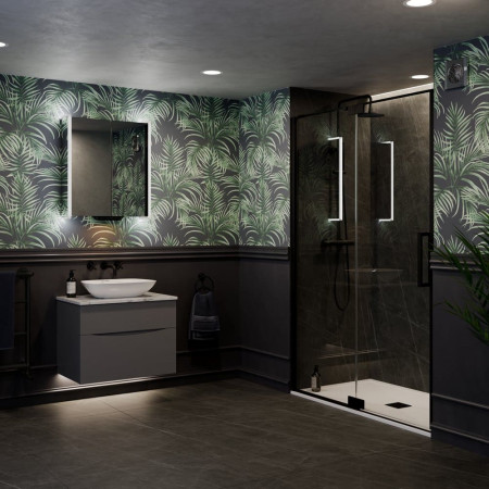 LS30192T0 Sensio Luka Illuminated Cabinet with Alexa Built In Bathroom Setting