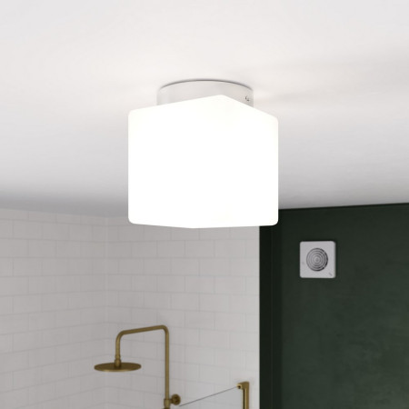 Sensio Mabelle Square Chrome Bathroom Ceiling Light