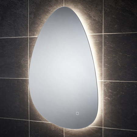 SE30717C0 Sensio Mistral Teardrop Backlit LED Mirror Portrait Lifestyle