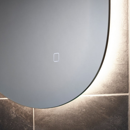SE30717C0 Sensio Mistral Teardrop Backlit LED Mirror Touch Sensor Close Up