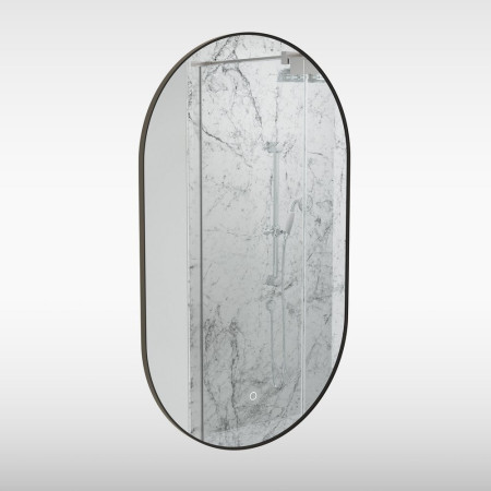 Sensio Nebula 800 x 500mm Black LED Mirror