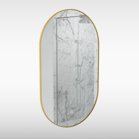 Sensio Nebula 1000 x 600mm Brushed Brass LED Mirror