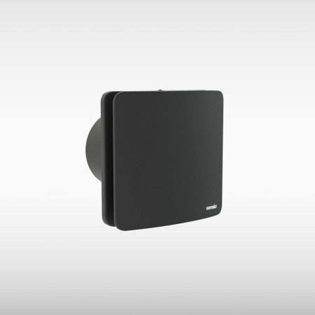 Sensio Rubi 100mm Black Wall Ventilation Fan
