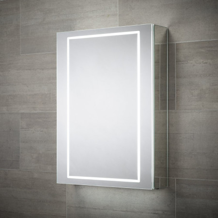 SE30194C0 Sensio Sonnet Single Door LED Strip Mirror Cabinet Lifestyle