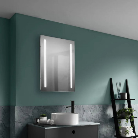 SE34095C0 Sensio Uno 700 x 500mm Slimline LED Mirror Lifestyle