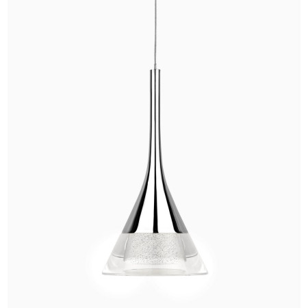 SE32101W0 Sensio Zirconia Crystal Cone Pendant Light Switched Off