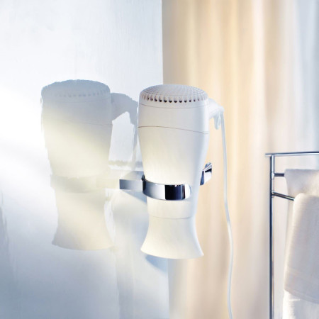 AK323 Smedbo Air Hairdryer Holder Lifestyle