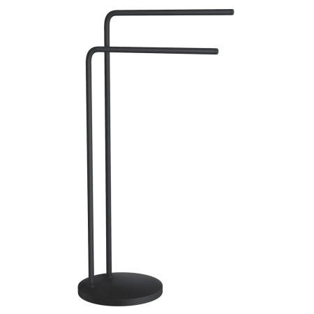 Smedbo Beslagsboden Black Freestanding Double Towel Rail