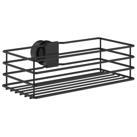 Smedbo Beslagsboden Black Riser Rail Shower Basket
