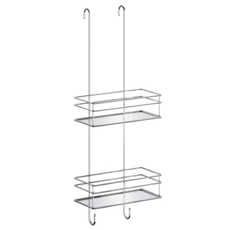 Smedbo Beslagsboden Chrome Double Hanging Shower Basket