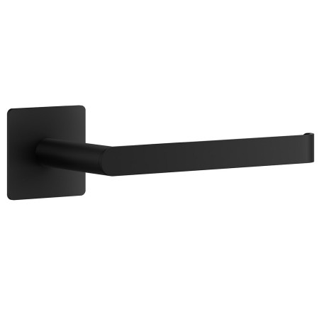 Smedbo Beslagsboden Cube Self Adhesive Black Toilet Roll Holder