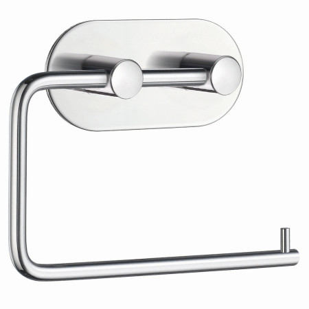 Smedbo Beslagsboden Design Round Self Adhesive Polished Toilet Roll Holder