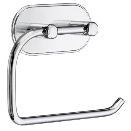 BK1127 Smedbo Beslagsboden Design Self Adhesive Toilet Roll Holder in Chrome