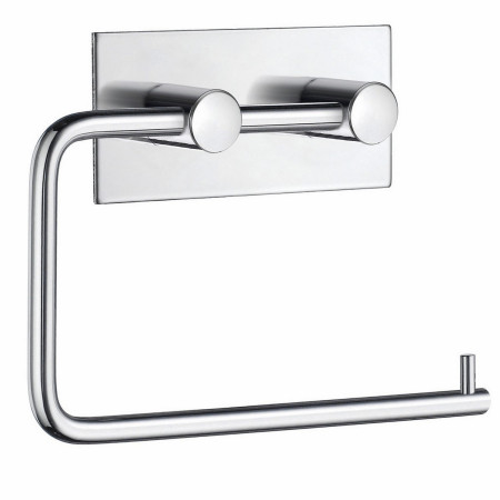 Smedbo Beslagsboden Design Square Self Adhesive Polished Toilet Roll Holder