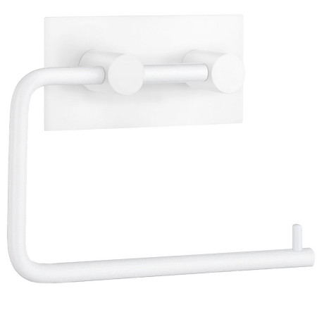 Smedbo Beslagsboden Design Square Self Adhesive White Toilet Roll Holder