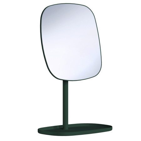 Smedbo Beslagsboden Green Makeup Mirror on Stand with Tray