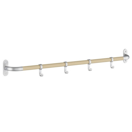 Smedbo Beslagsboden Hallway Hook Rack in Grey and Beech