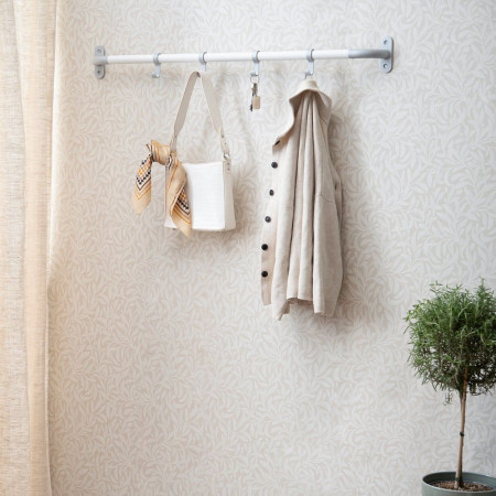 BX1700 Smedbo Beslagsboden Hallway Hook Rack in Grey and White Room Setting